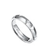 【包税】Tiffany & Co./蒂芙尼 21新款True系列 950铂金斜边设计4mm宽简约戒指婚戒GRP11959 商品缩略图1