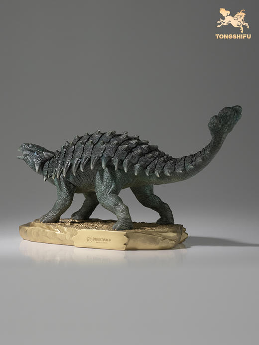 铜师傅 全铜摆件《侏罗纪世界》之甲龙 铜工艺品饰品礼品摆件 商品图3