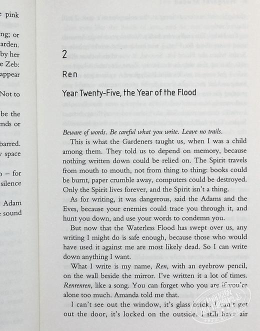 预售 【中商原版】洪水之年 Year Of The Flood 英文原版 阿特伍德 商品图7