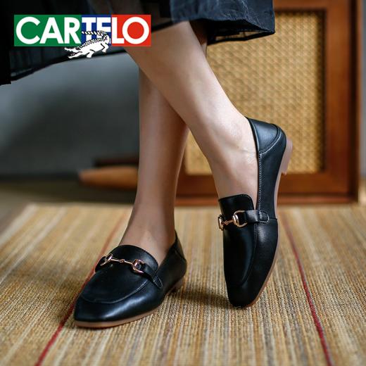 【CARTELO卡帝乐鳄鱼单鞋】量子养生功能单鞋 透气休闲 舒适时尚 通勤必备   脚感轻盈 舒适乐福女鞋 商品图4