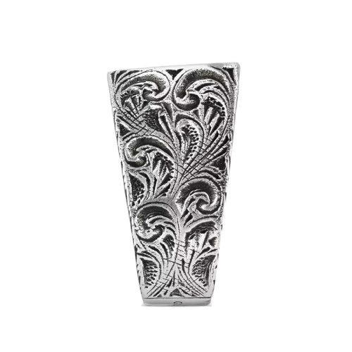 【包税】GUCCI/古驰 22春夏新款 925银雕花徽标戒指678913J84000728 商品图1