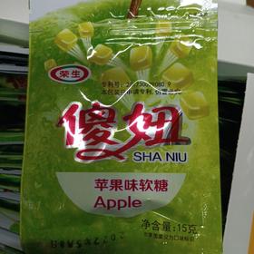 荣生傻妞苹果味软糖15g