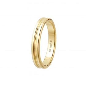 【包税】BOUCHERON/宝诗龙 alliance godron系列 小号黄金戒指 JAL00283