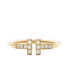 【包税】Tiffany & Co./蒂芙尼 经典Tiffany T系列 18K金黄金镶嵌钻石T形Wire戒指婚戒GRP07759 商品缩略图0