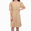 oldcolour夏季时尚方领工装风收腰显瘦连衣裙N24101270 商品缩略图4