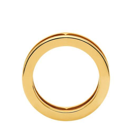 【包税】BVLGARI/宝格丽 22春夏新款B.ZERO1系列 18K金黄金镂空徽标戒指359626 商品图1