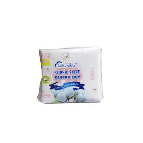  绵柔时光纤薄云棉日用卫生巾10片装240mm