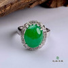 派瑞翡翠 18k金翡翠戒指 冰种 绿色 商品缩略图2