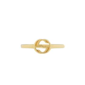 【包税】GUCCI/古驰 22春夏新款DoubleG系列 互扣式双G18K金黄金戒指679115J85008000