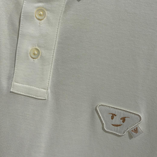 EMPORIO ARMANI 阿玛尼 男士棉质短袖 POLO衫 白色 3L1FFZ 1JUVZ 0101 商品图2