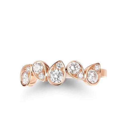 【包税】预购1-2周 Chaumet/尚美 戒指/指环 JOS?PHINE RONDE D'AIGRETTES系列 女士18k金玫瑰金镶有多颗明亮切割钻石戒指083843 商品图1