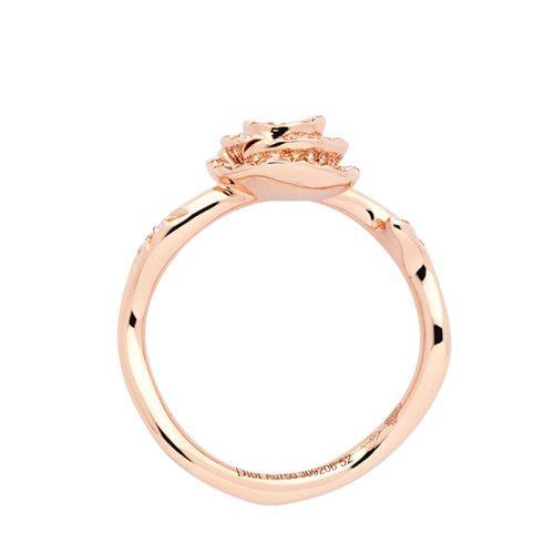 【包税】DIOR/迪奥 22春夏新款ROSE COUTURE系列 小号18k金玫瑰金镶嵌钻石戒指JRCO95009_0000 商品图2
