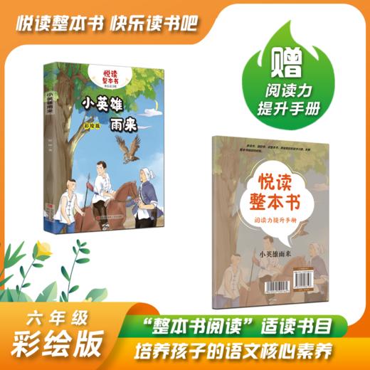 悦读整本书系列-快乐读书吧“正反书” 6年级上册 小英雄雨来 培养阅读兴趣形成阅读习惯增强阅读体验 青岛出版社 fb 商品图0