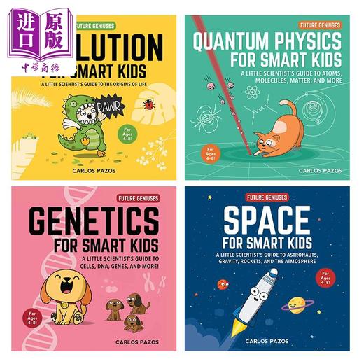 【中商原版】儿童科学导学4册套装 A Little Scientists Guide 小科学家指南 Future Geniuses 英文原版 进口图书 科普绘本 商品图0