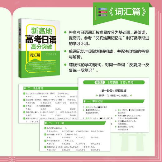 新高地高考日语高分突破词汇篇 商品图2
