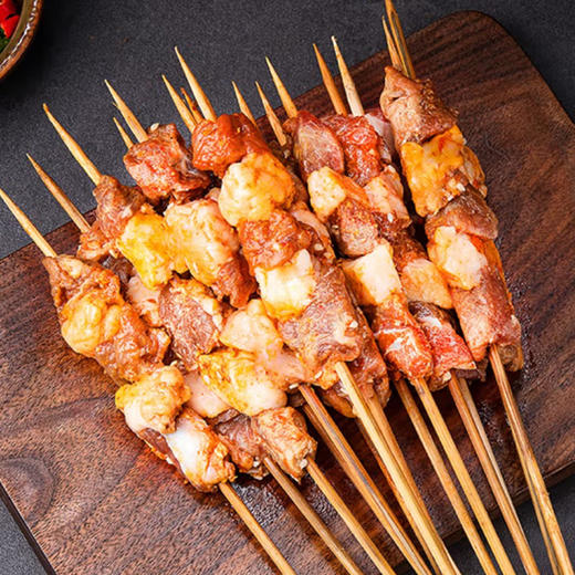 料理羊排肉串肉质饱满肥瘦相间415±15g/袋 约15串 商品图2