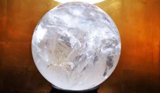 吉祥天地 白水晶球摆件 商品图1