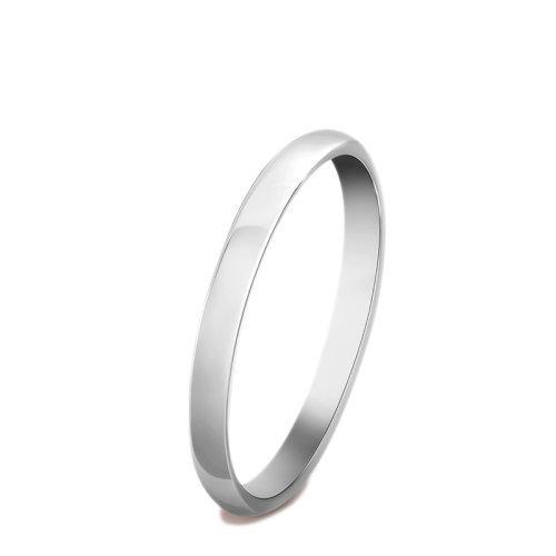 【包税】Van Cleef & Arpels/梵克雅宝 经典Alliance Tendrement系列 铂金2毫米素环戒指婚戒VCARO9Y100 商品图0