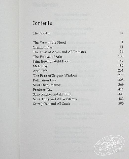 预售 【中商原版】洪水之年 Year Of The Flood 英文原版 阿特伍德 商品图5