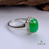 派瑞翡翠 18k金翡翠戒指 冰种 绿色 商品缩略图2