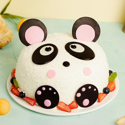 【熊猫嘟嘟】儿童蛋糕，胖嘟嘟的脑袋，憨厚可掬的外表 ，给生活增添一份童真与快乐。 商品图1