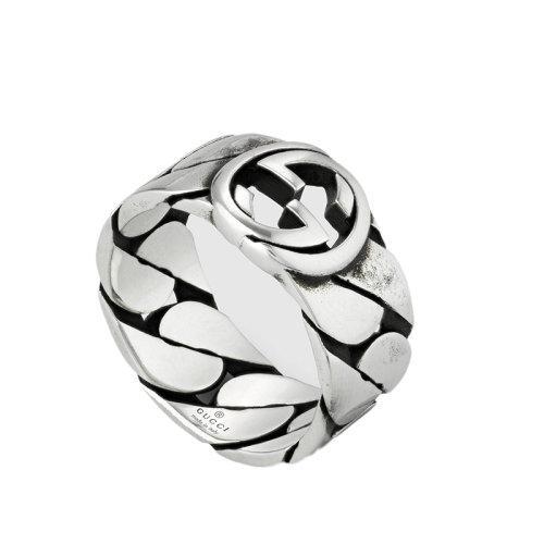 【包税】GUCCI/古驰  2021春夏新款 银质GG细节戒指 661515J84000728 商品图1