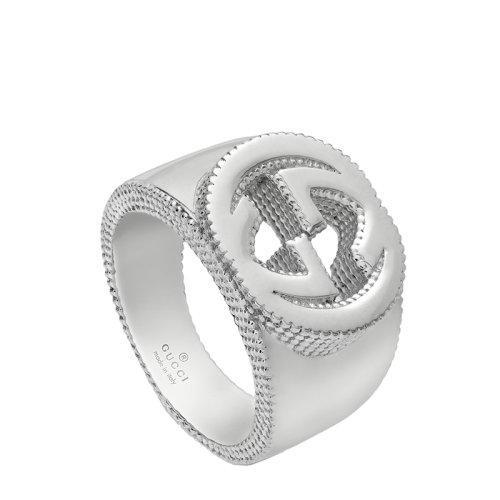 【包税】GUCCI/古驰 经典款 925纯银双G宽戒指指环479229J84008106 商品图1