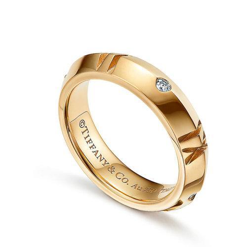 【包税】预售2-3周 Tiffany & Co./蒂芙尼 21春夏新款 Atlas X系列 18K金黄金四颗圆形明亮式切割钻石罗马数字耳环GRP11682 商品图1