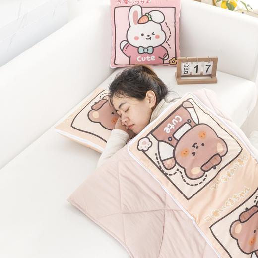 抱枕被子两用新款二合一客厅汽车载床头靠背垫子腰枕 商品图8