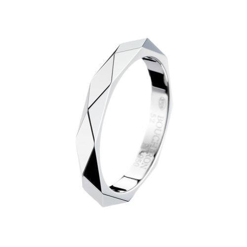 【包税】BOUCHERON/宝诗龙 alliance facette系列 铂金切面戒指 JAL00014 商品图0