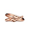【包税】Tiffany & Co./蒂芙尼 22春夏新款 Knot系列 18K金 玫瑰金色 双行绳结戒指GRP11997 商品缩略图0
