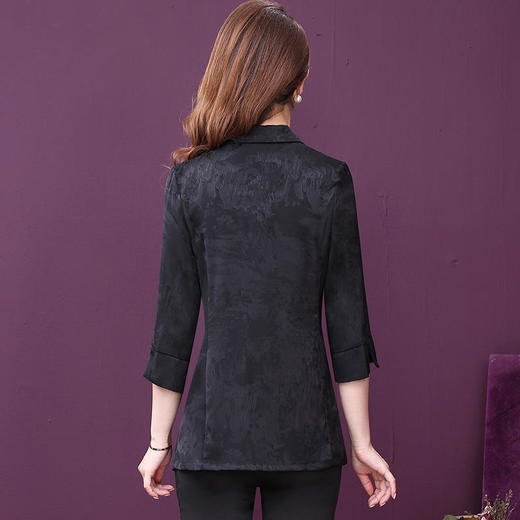 WXY-Q2-169-1W 轻奢优雅气质英伦风提花西装外套 商品图3