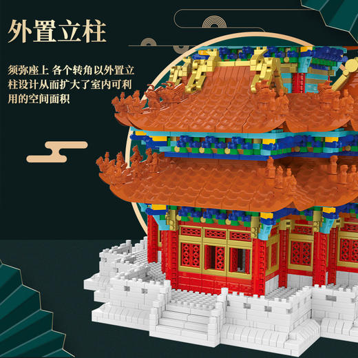 森宝  608007C  故宫文创-角楼4943PCS 商品图2