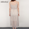 oldcolour21夏高腰显瘦连衣裙别致时尚清新碎花长裙N24104458 商品缩略图3