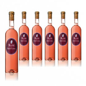 【整箱购买】骑士庄园桃红葡萄酒 Rose de Chevalier 6*750ml