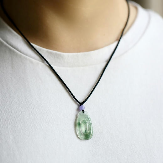 翡翠玻璃种飘花福在眼前 商品图6