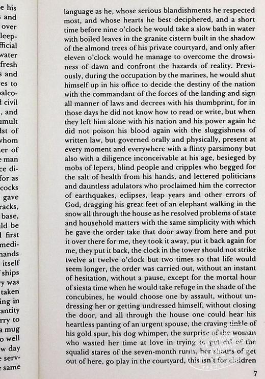 【中商原版】族长的秋天 英文原版 The Autumn of the Patriarch Gabriel Garcia Marquez 商品图7