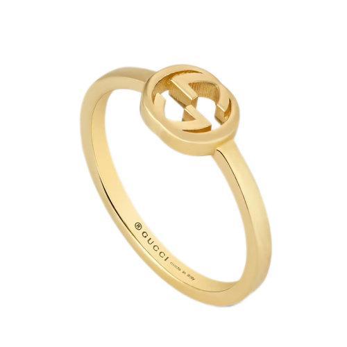 【包税】GUCCI/古驰 22春夏新款DoubleG系列 互扣式双G18K金黄金戒指679115J85008000 商品图1