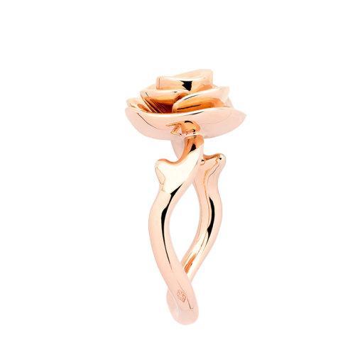 【包税】DIOR/迪奥 22春夏新款ROSE COUTURE系列 大号18k金玫瑰金镶嵌钻石戒指JRCO95006_0000 商品图1