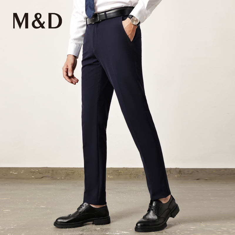 名盾春夏商务休闲弹力西装裤男士职业正装修身长裤