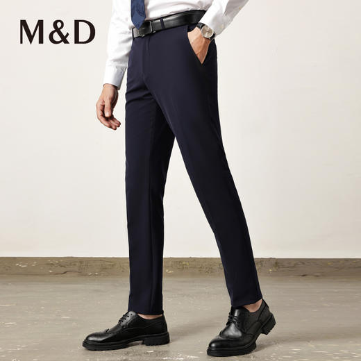 名盾春夏商务休闲弹力西装裤男士职业正装修身长裤 商品图0