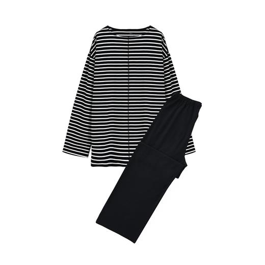 100%天竺棉全棉 圆领套头男女款睡衣居家服   A-5220  良品 商品图2