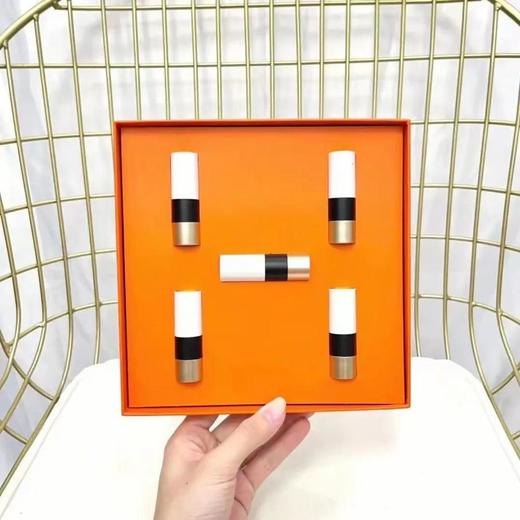 【细腻丝滑 滋润显色】2022新品Hermes爱马仕口红小样礼盒 色号#21#75#64#68#85 商品图2