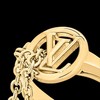 【包税】Louis Vuitton/路易威登 22春夏新款MY BLOOMING STRASS系列 金色金属镂刻徽标镶嵌人造钻石吊饰戒指M00589 商品缩略图2