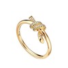 【包税】Tiffany & Co./蒂芙尼 22春夏新款 Knot系列 18K金 黄金色 镶钻绳结戒指GRP11992 商品缩略图2
