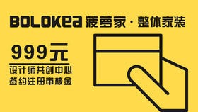 BOLOKEA菠萝家™设计师共创资格认证费（优先享受大量派单/资源独享/联盟内部权益）