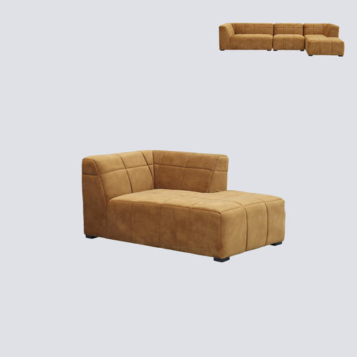 NS家居nsfurniture软包布艺转角沙发NSSF-5407系列 WG10-13 商品图4