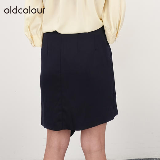 oldcolour21夏高腰显瘦包臀时尚通勤休闲半身裙N24061441 商品图3