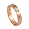 【包税】GUCCI/古驰 21新款 icon系列 18k金玫瑰金双G图案钻石戒指? 152046J85405702 商品缩略图1
