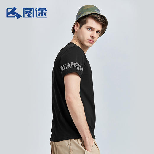 Senselead森力/男式短袖棉T恤 SSAJH81020 商品图3